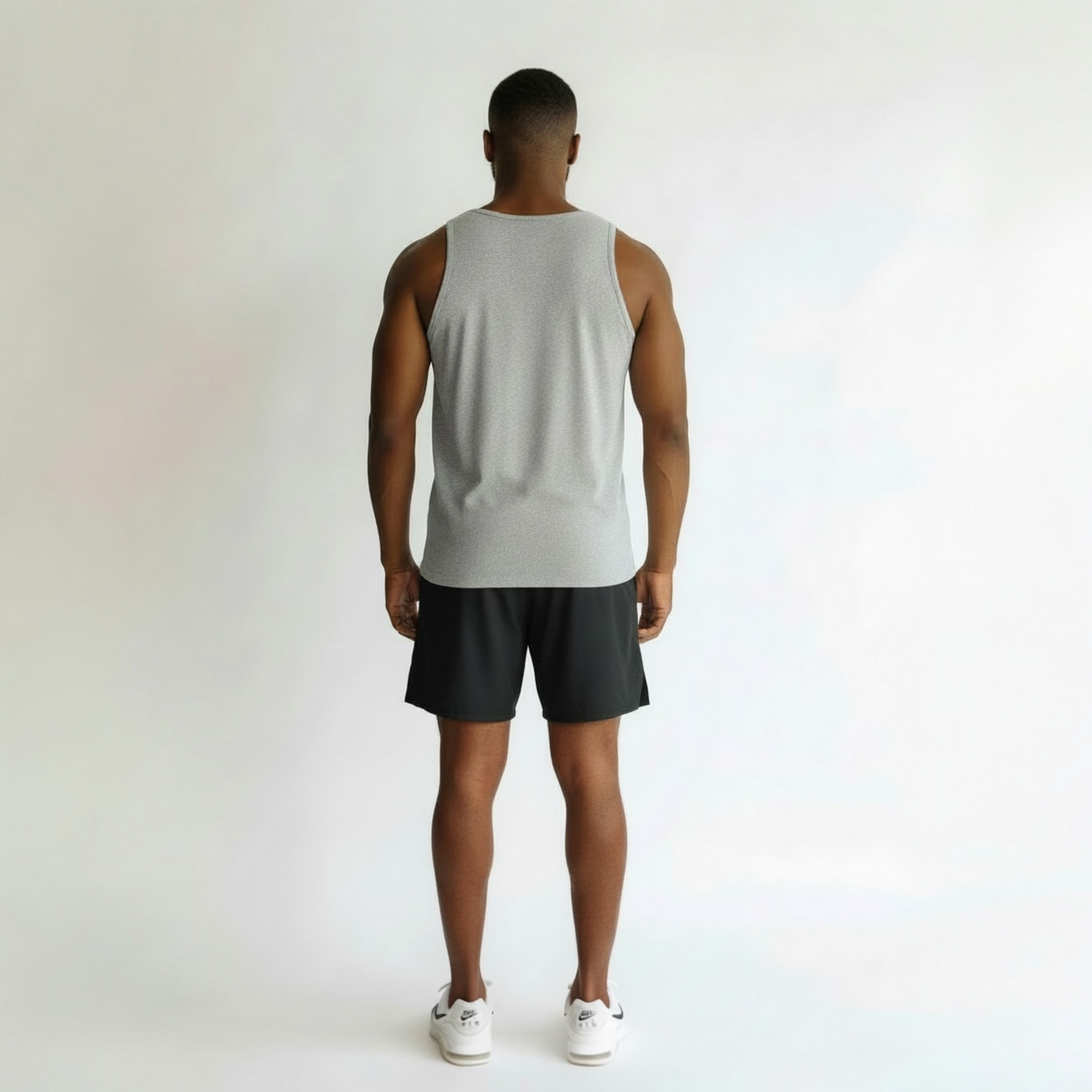 Nike Men's Grey Athletic Tank Top