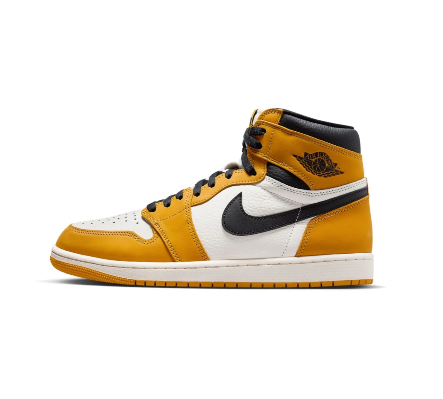 Nike Air Jordan 1 OG High top Black/ Yellow/ White