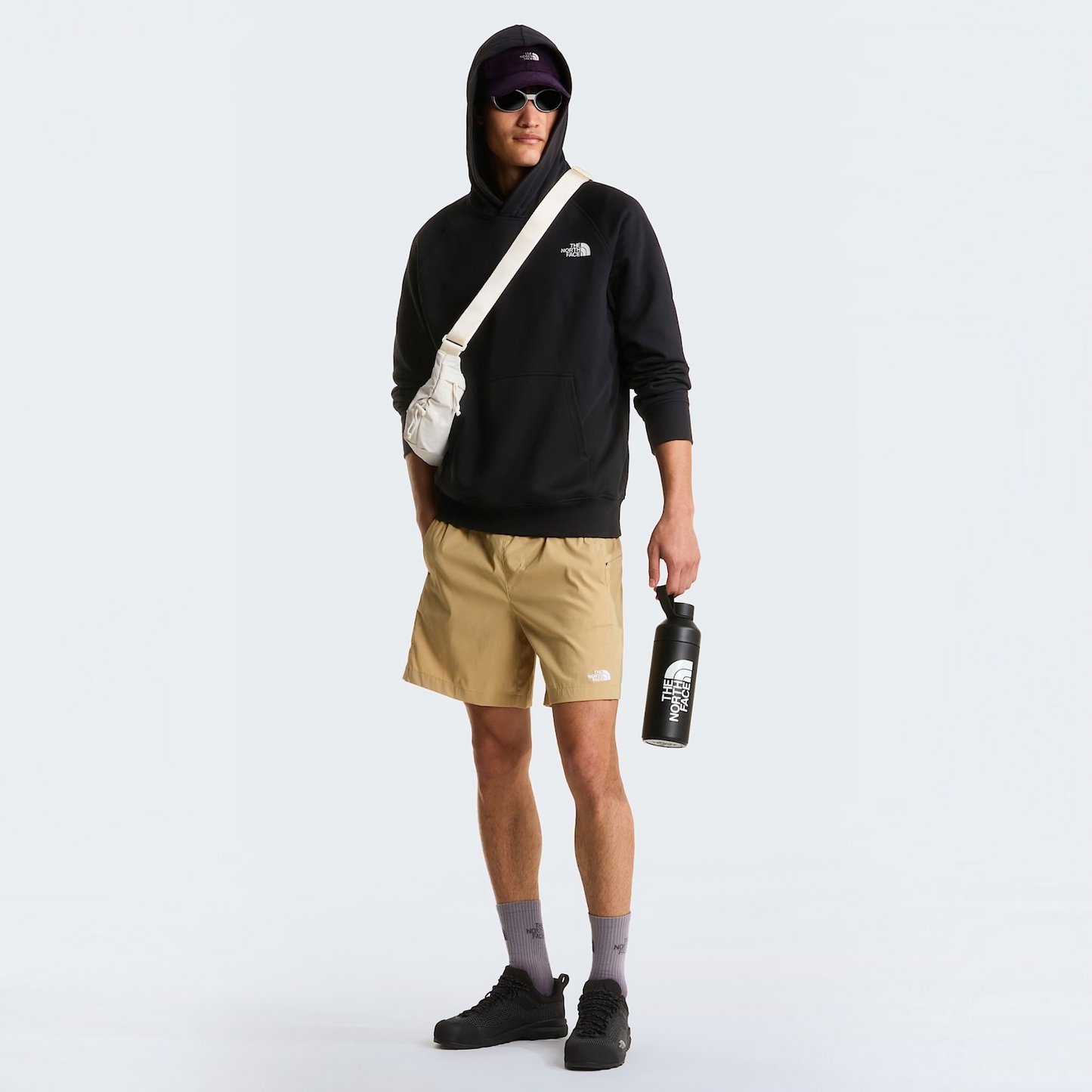 The North Face Men’s Raglan Box NSE Hoodie – Black