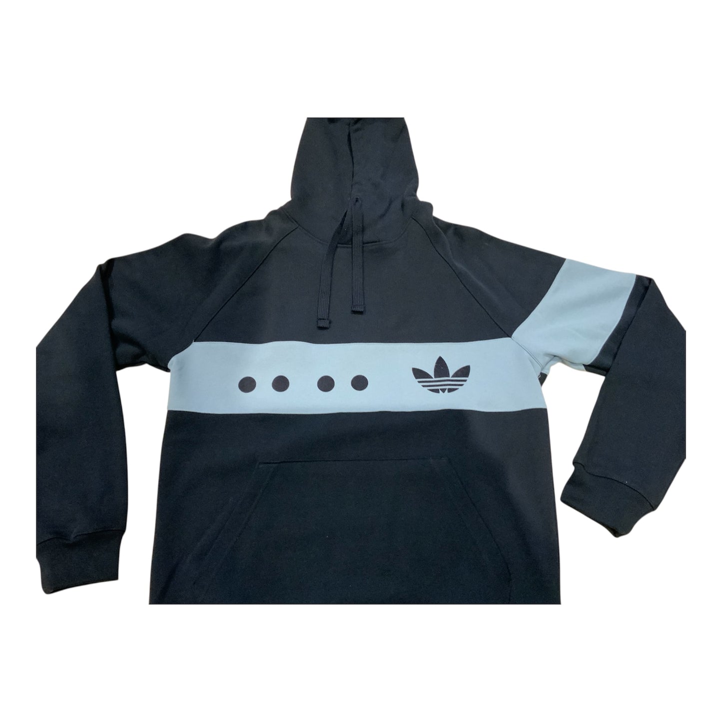 Adidas Navy Hoodie with Light Blue Detail – BCI Cotton