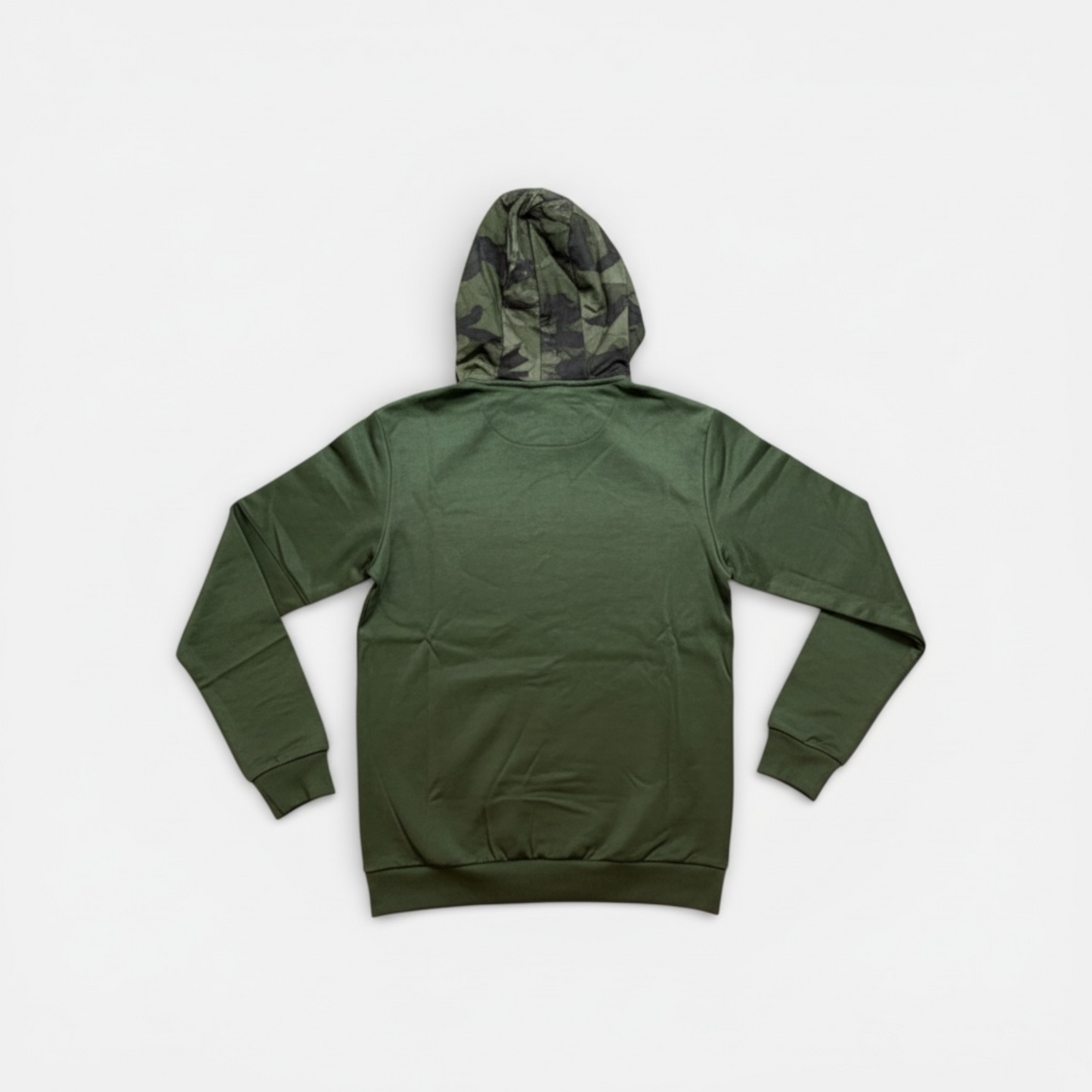 Adidas green Camouflage zip through hoodie