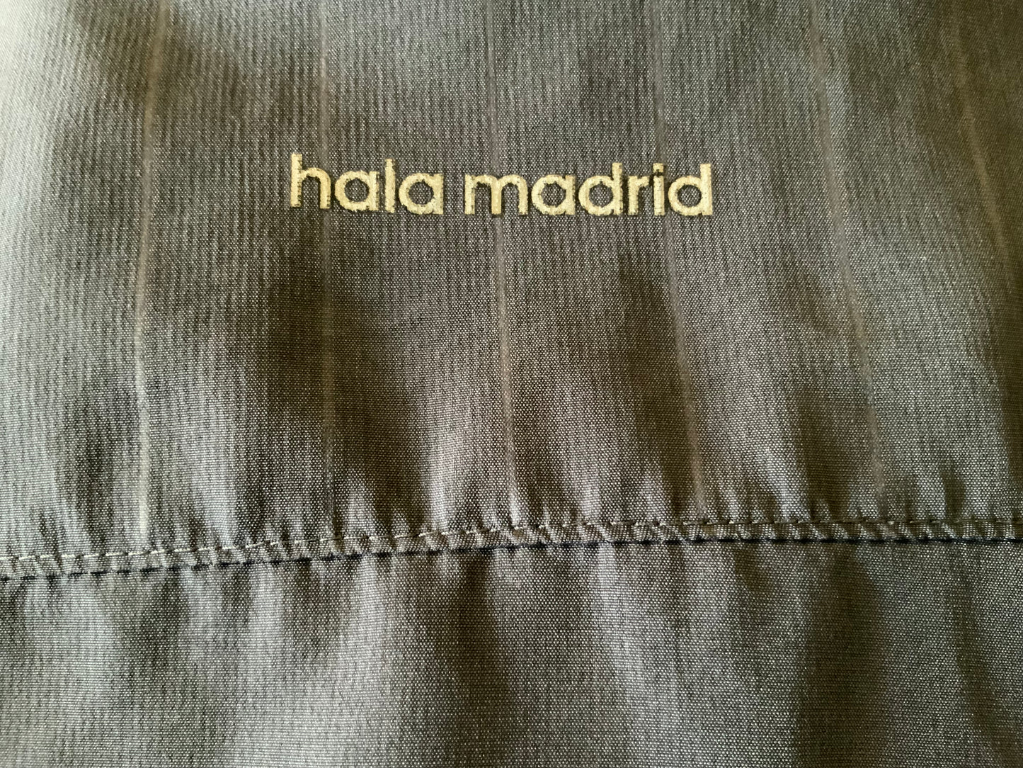 Adidas Vintage 2016 Real Madrid Training Jacket – Grey & Neon Yellow – A Grade