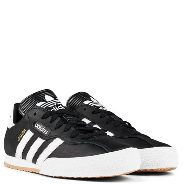 ADIDAS MENS SAMBA SUPER LEATHER TRAINER BLACK 019099