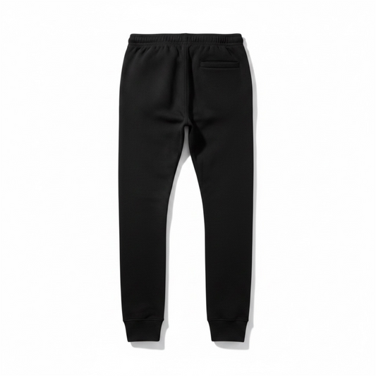 Nike Foundation Grey Joggers – White Swoosh