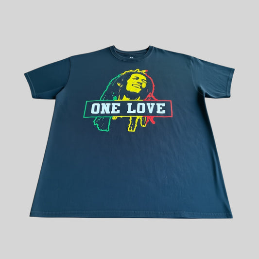 Men’s Vintage T shirt Bob Marley one love