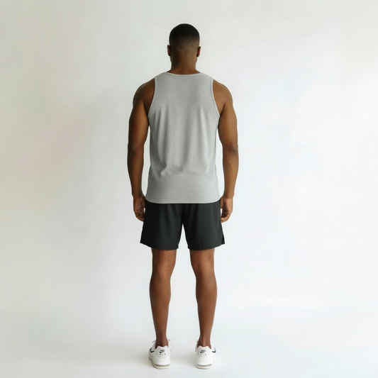 Nike Men's Grey Athletic Tank Top