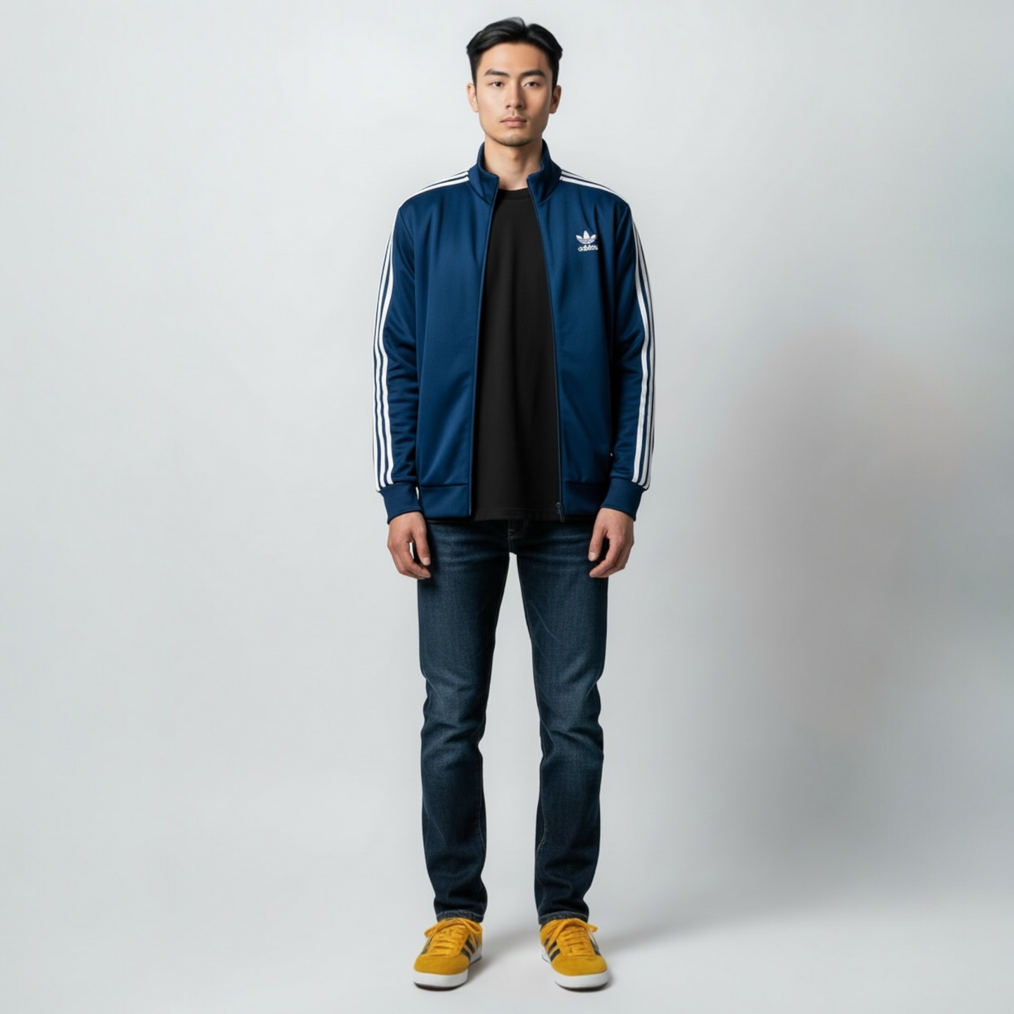 Adidas Original Jean Yellow & Blue