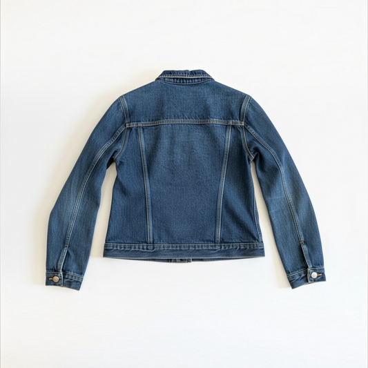 Vintage Tommy Hilfiger denim jacket 2001 blue back