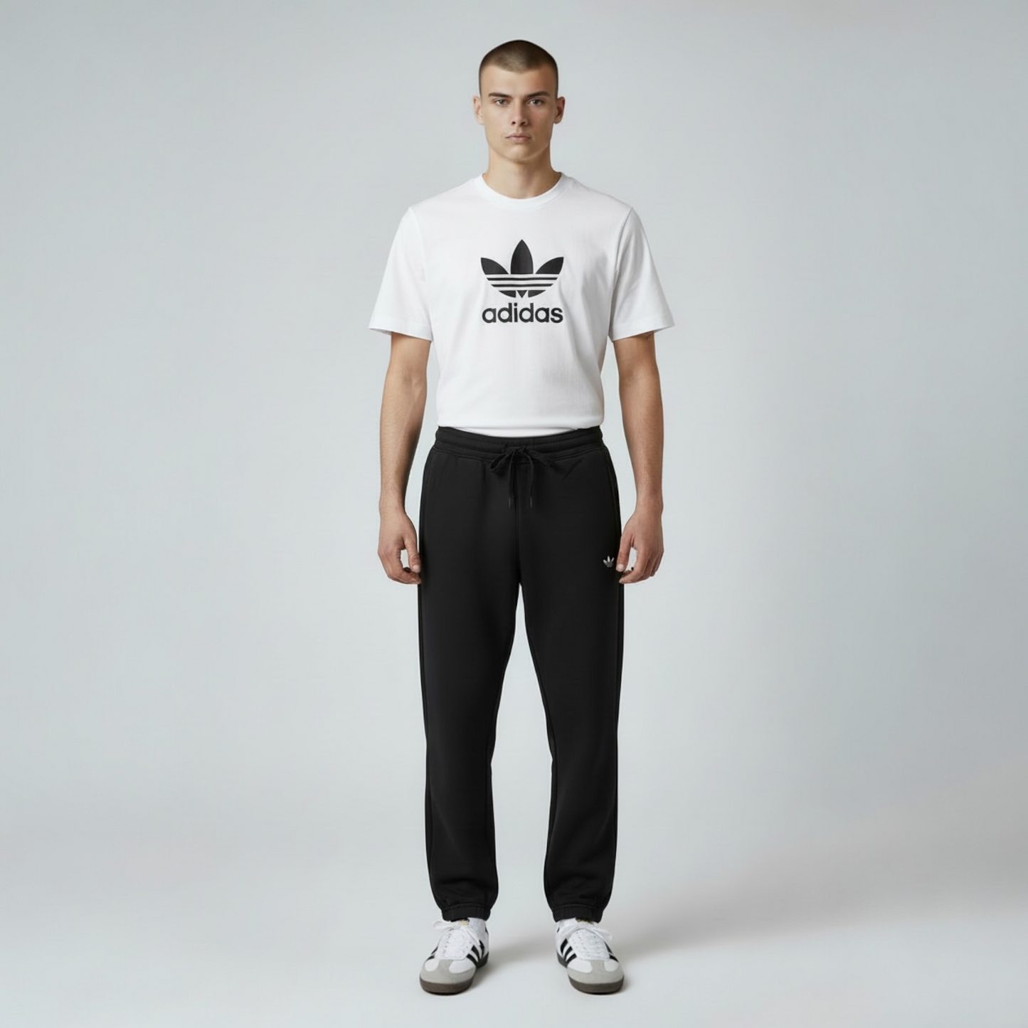 adidas Originals Men's Trefoil Fleece Joggers -  Heather