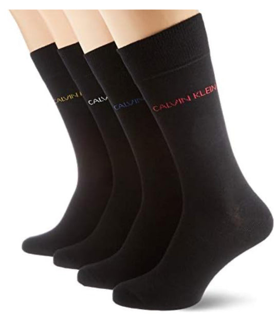 Calvin Klein 4 pack black socks