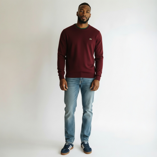 Lacoste crew neck jumper