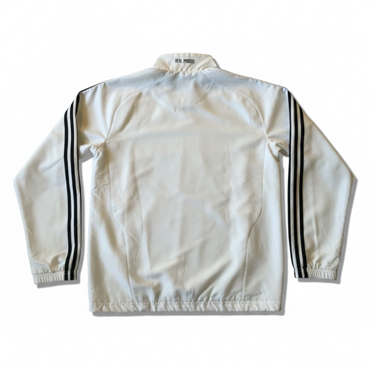 Adidas Vintage 2010 Real Madrid Training Jacket – White – Worn Vintage