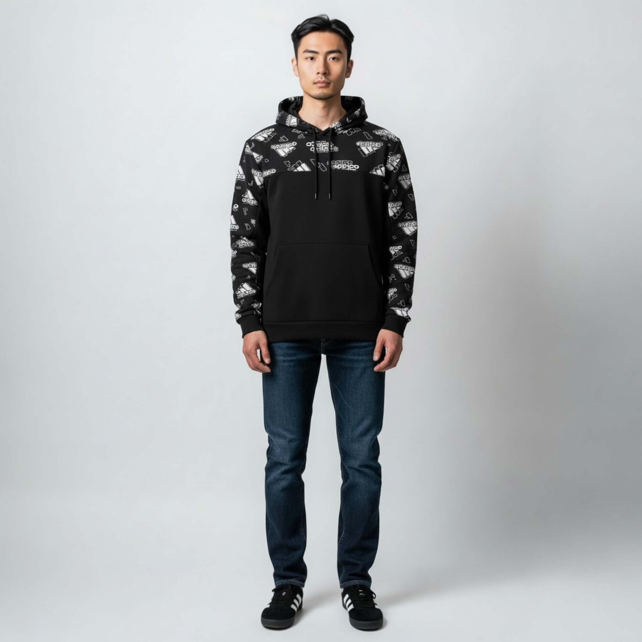 Adidas Essentials GFX Overhead Hoodie