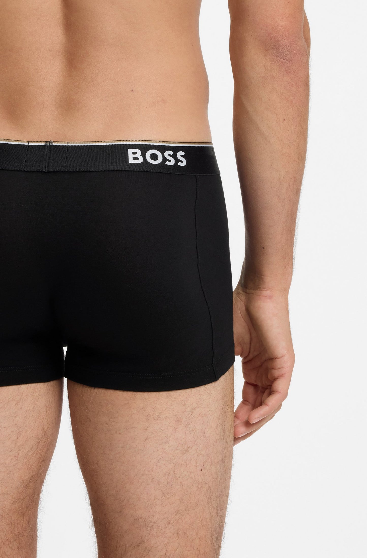 BOSS Men’s 3-Pack Black Trunks