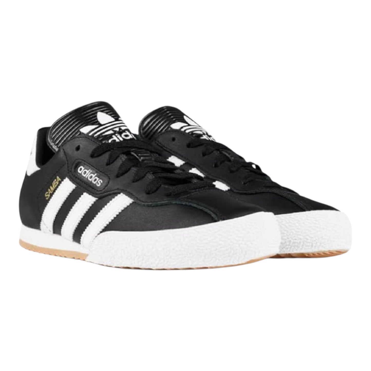 ADIDAS MENS SAMBA SUPER LEATHER TRAINER BLACK 019099