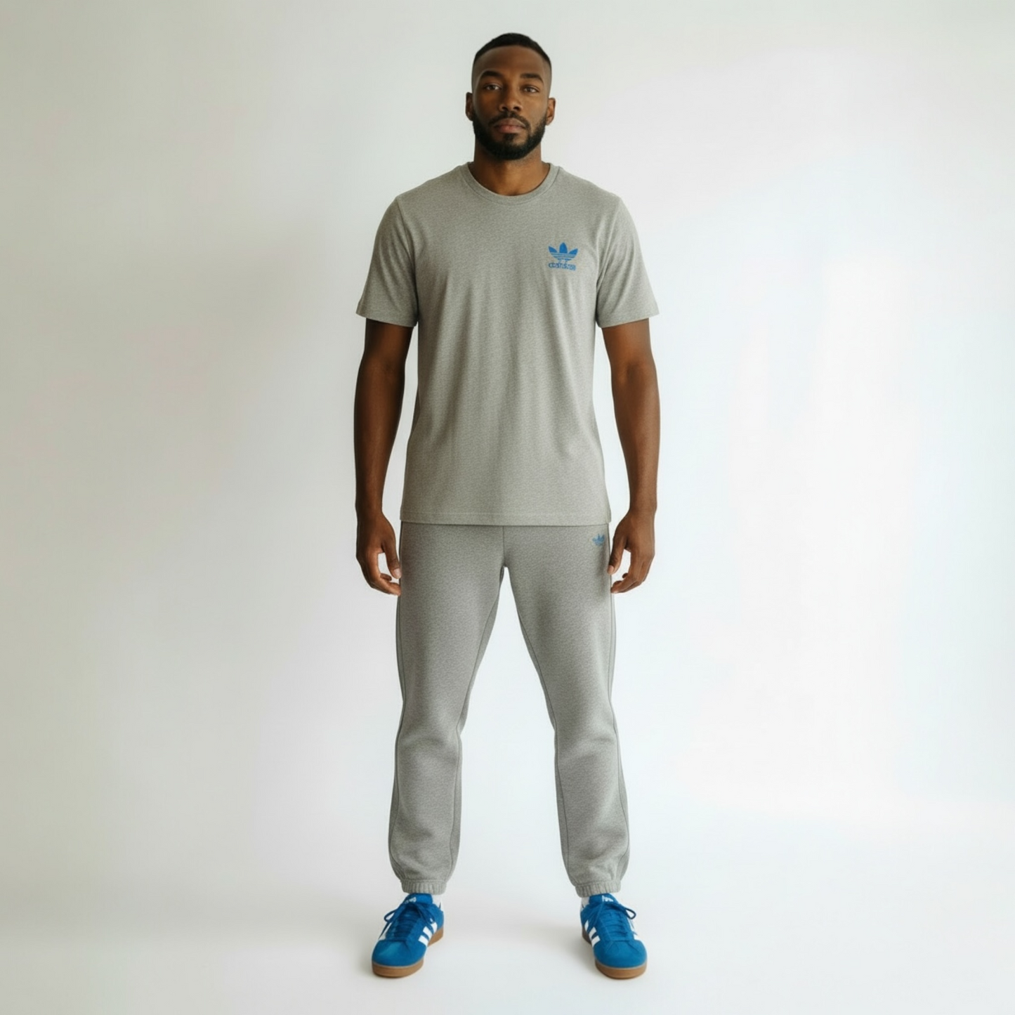 adidas Originals Men's Trefoil Fleece Joggers -  Heather