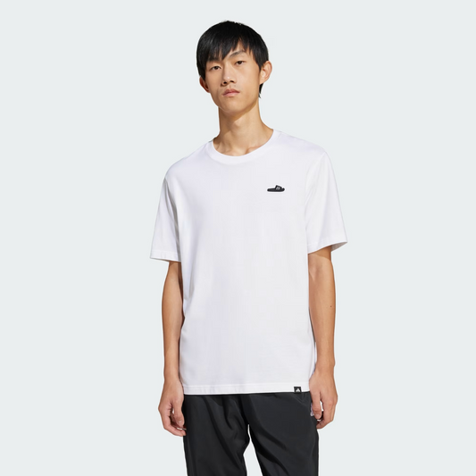 Adidas SOFT COTTON T-SHIRT WITH AN ADIDAS SLIDES GRAPHIC.