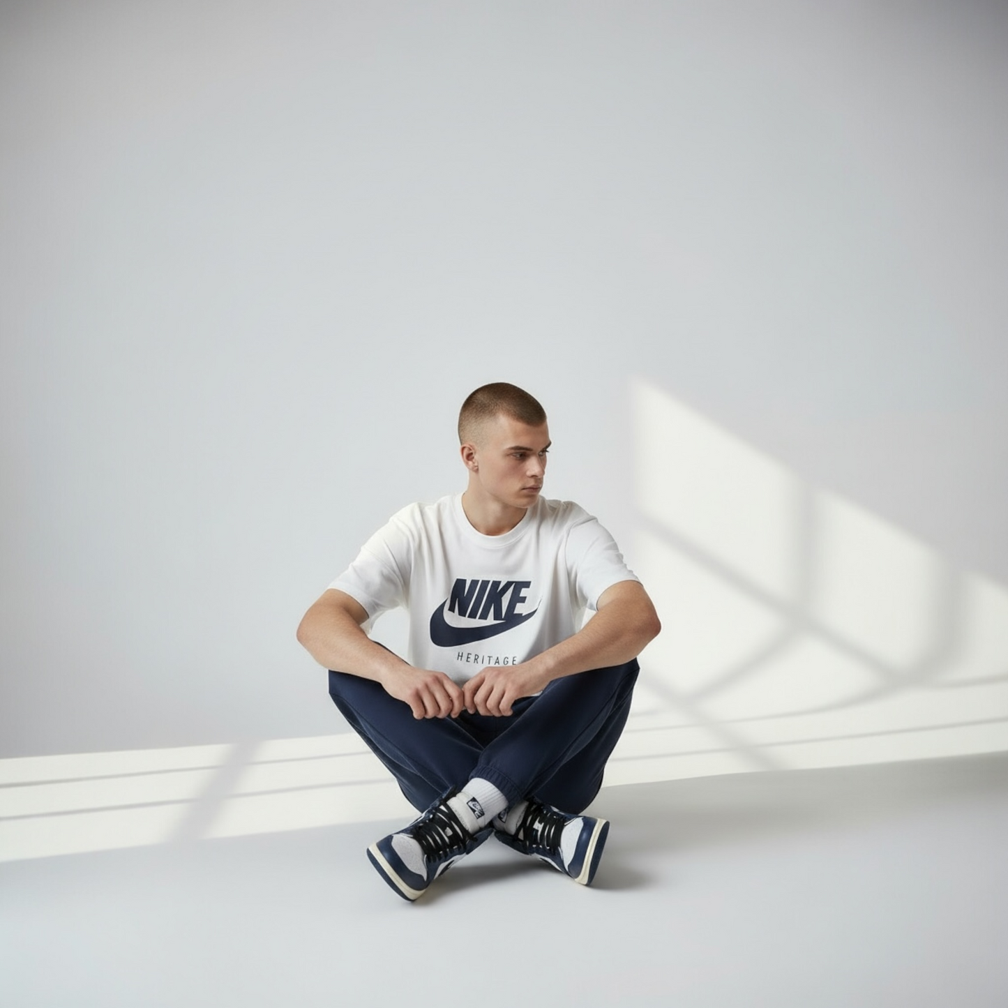Nike Air Jordan 1 OG High top White/ Black/Blue