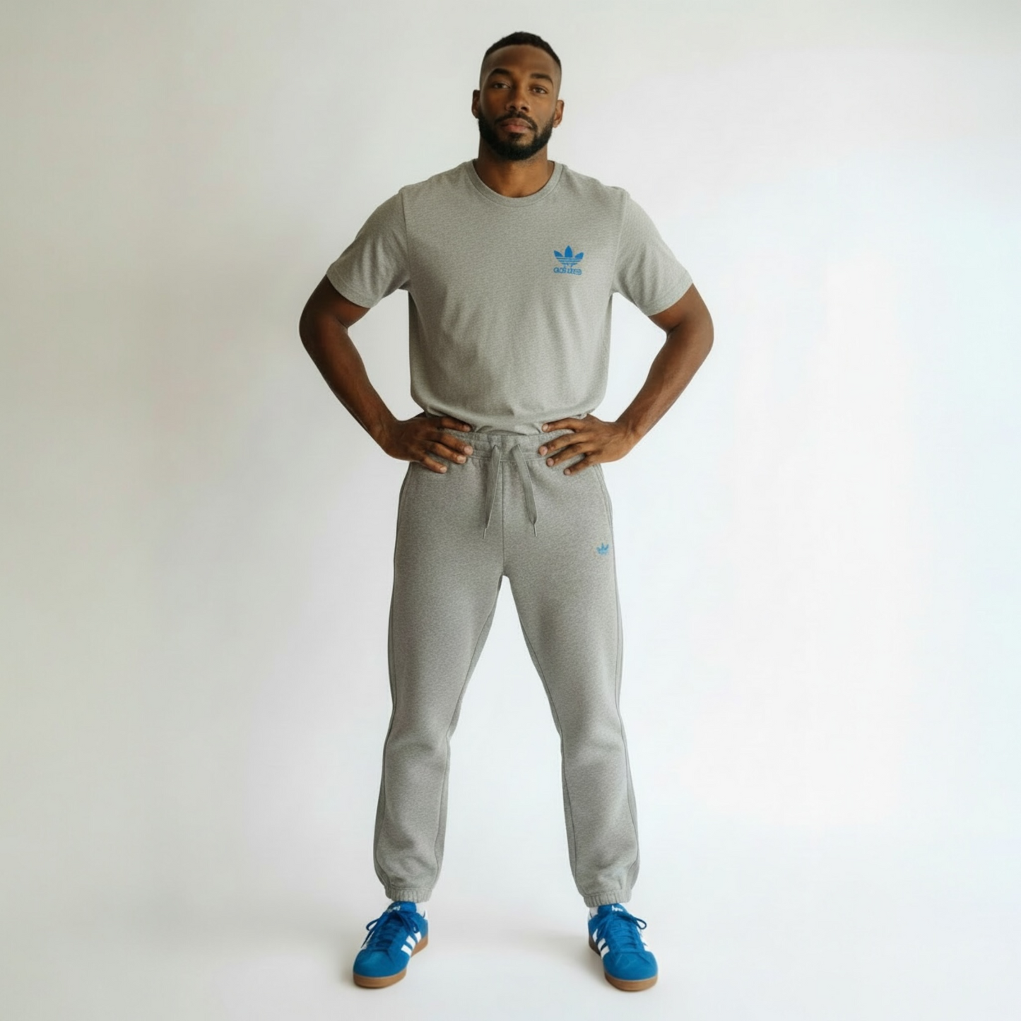 adidas Originals Men's Trefoil Fleece Joggers -  Heather