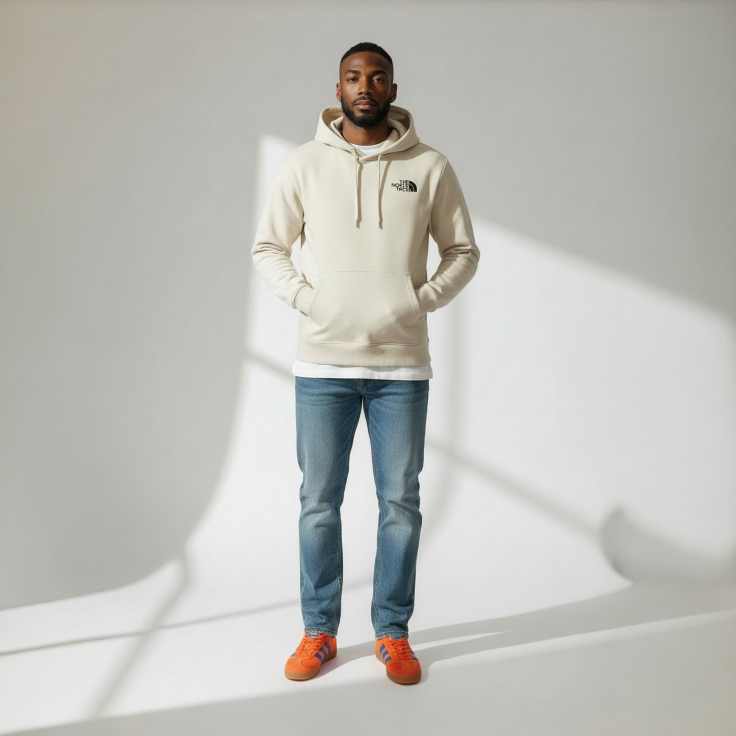 THE NORTH FACE ODLES HOODIE MENS GRAVEL