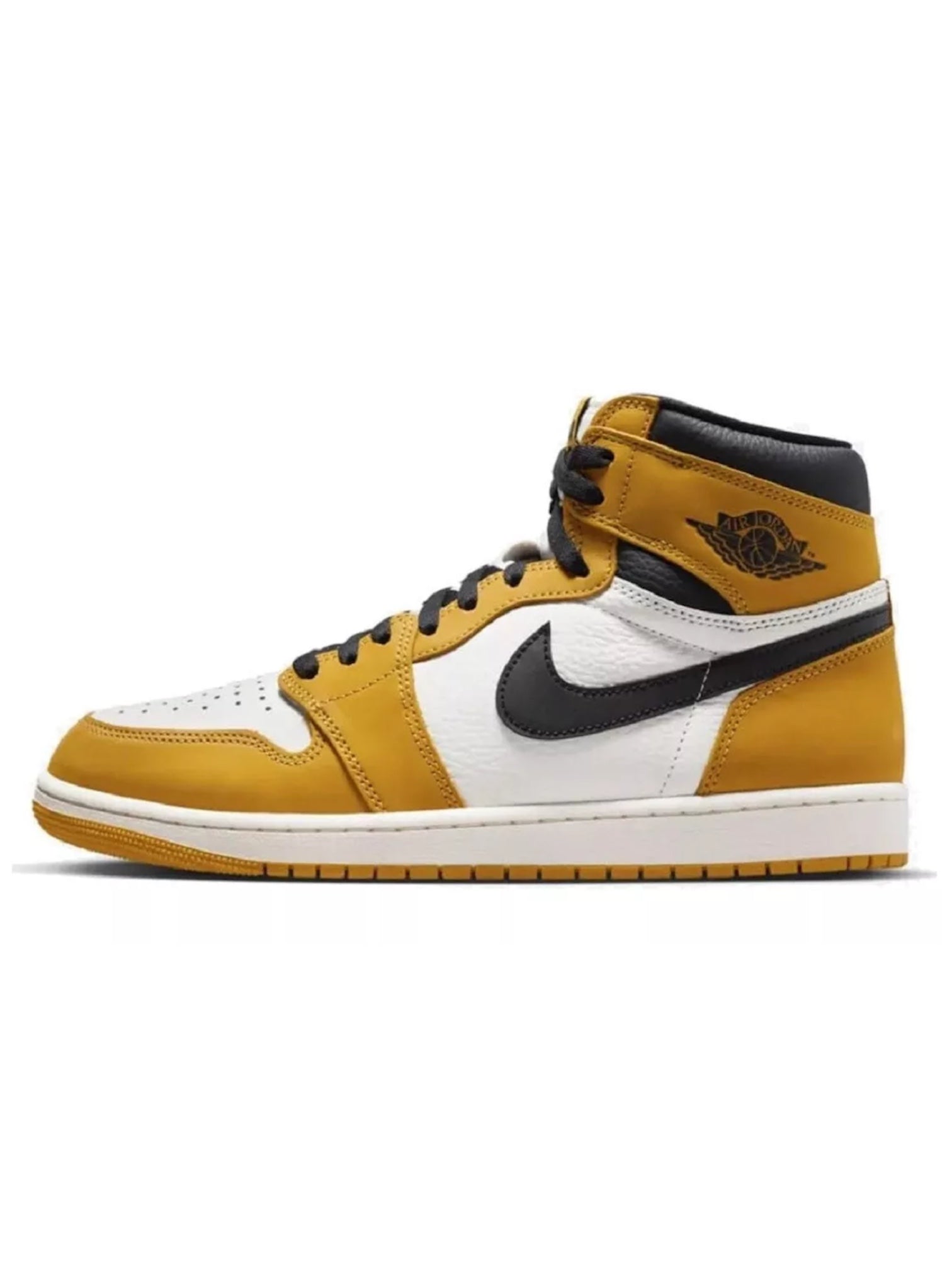 Nike Air Jordan 1 OG High top Black/ Yellow/ White