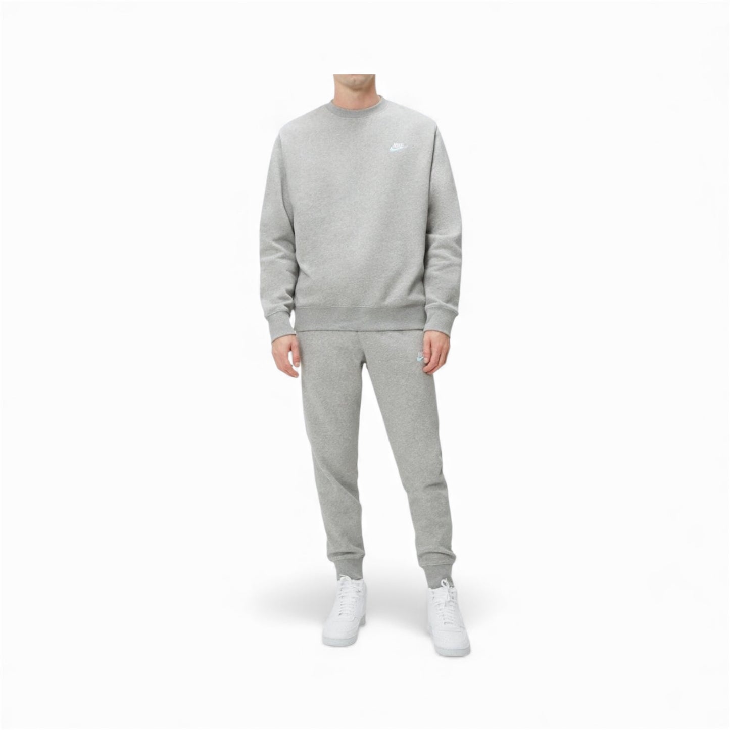 Nike foundation crew neck tracksuit Grey  ,
