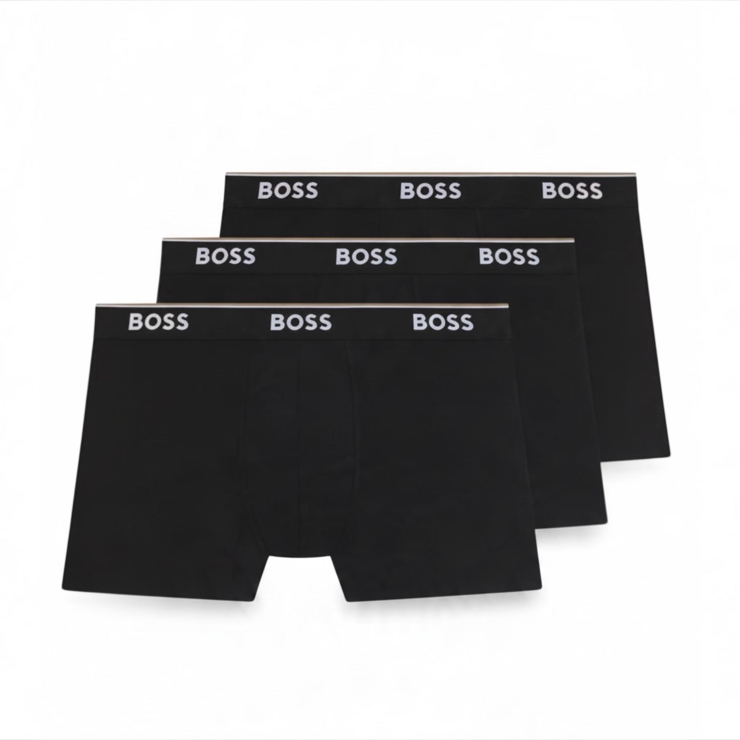 BOSS Men’s 3-Pack Black Trunks