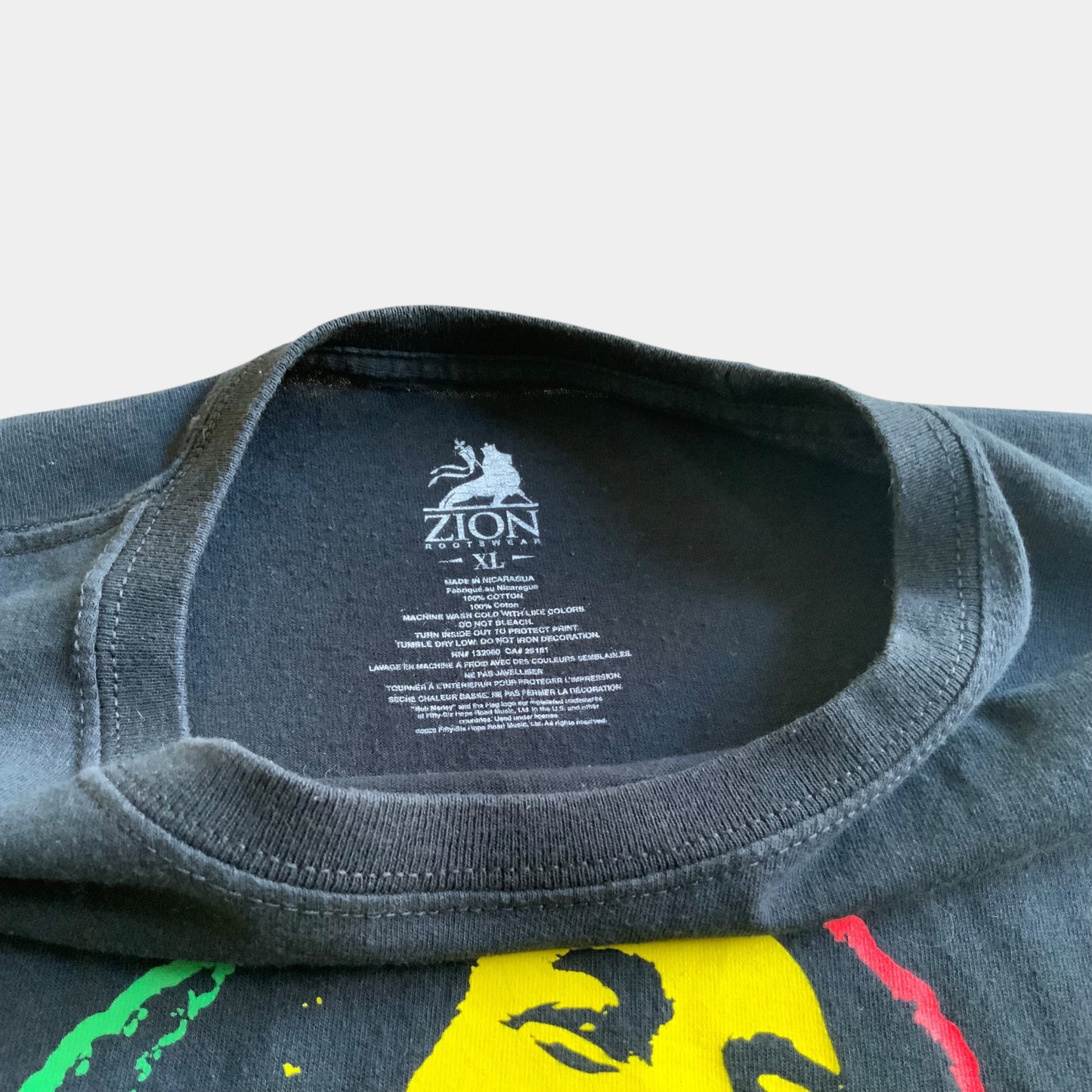 Men’s Vintage T shirt Bob Marley one love