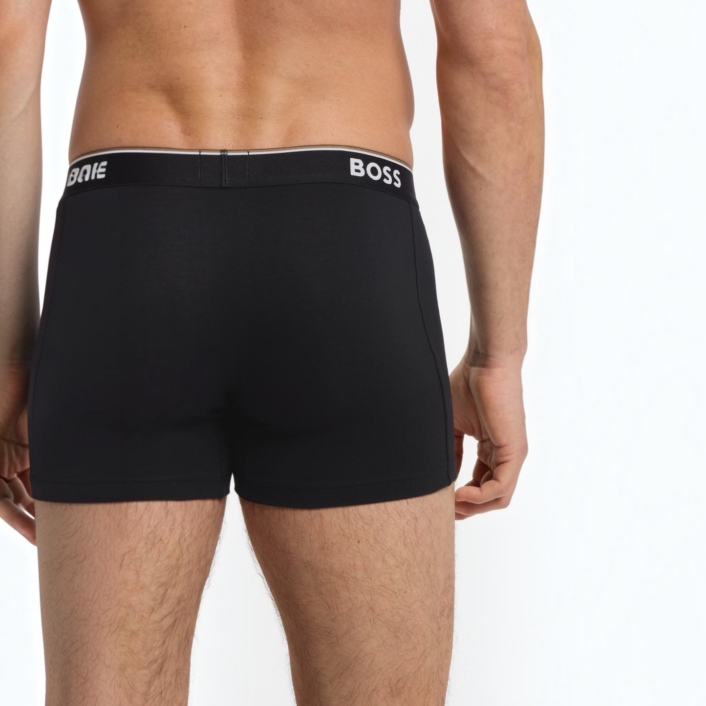 BOSS Men’s 3-Pack Black Trunks