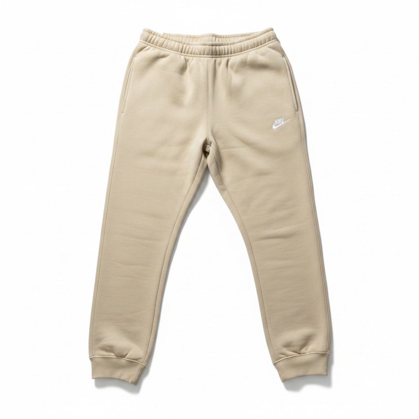 Nike Essential Joggers – Men’s Cotton Fleece Pants | A Refined Off-Duty Essential (Pistachio, Navy, Beige)