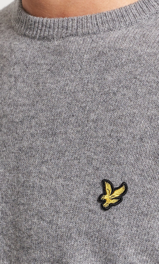 Lyle & Scott Lambswool Blend Crew Neck Jumper