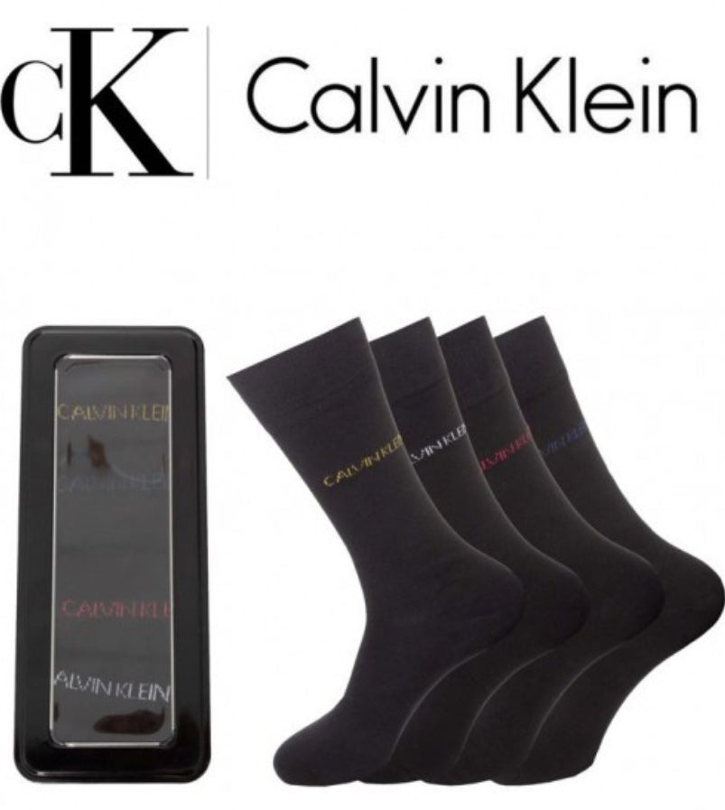 Calvin Klein 4 pack black socks