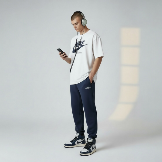 Nike Air Jordan 1 OG High top White/ Black/Blue