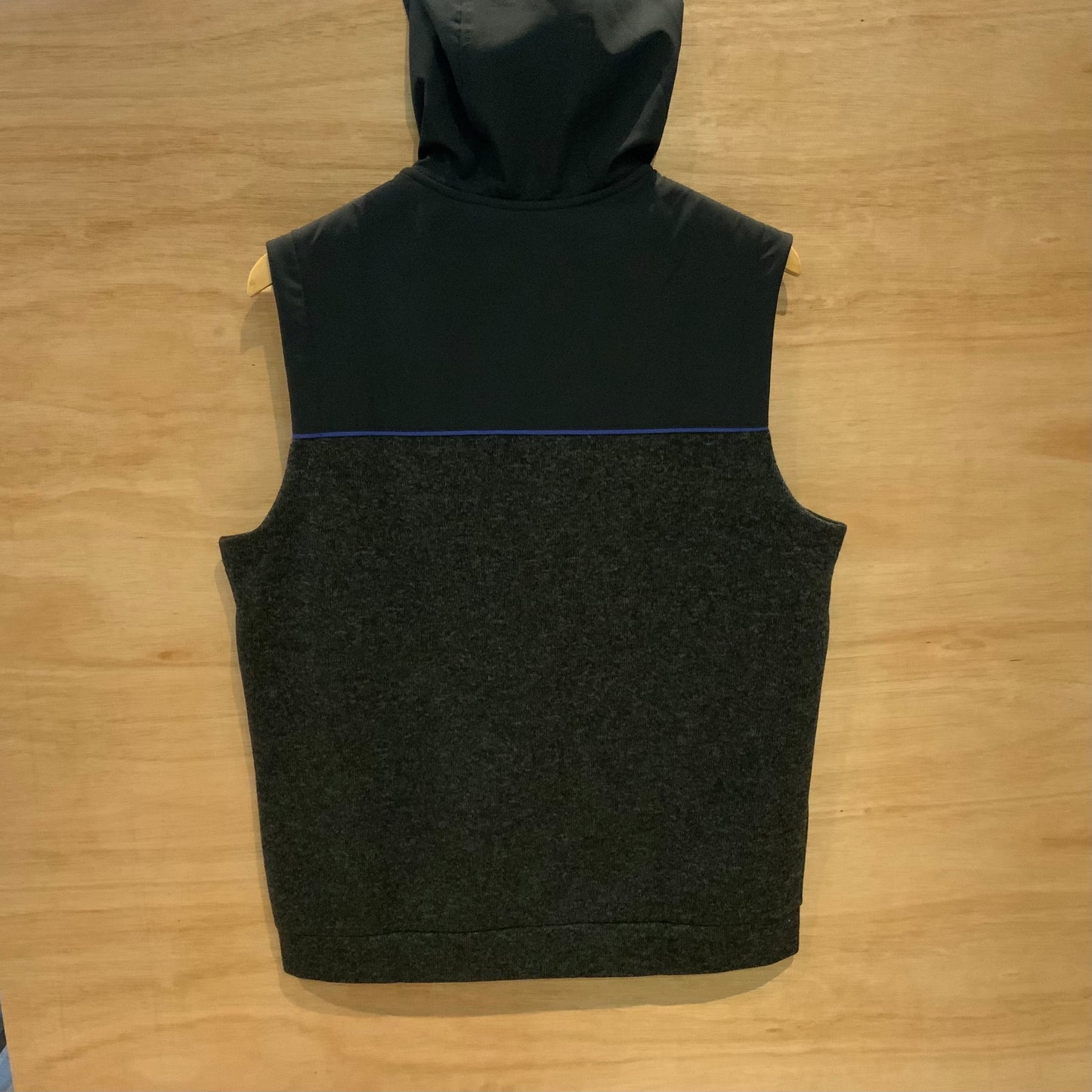 Penguin Hooded Fleece Top | Soft Fleece Hoodie with Blue Trim