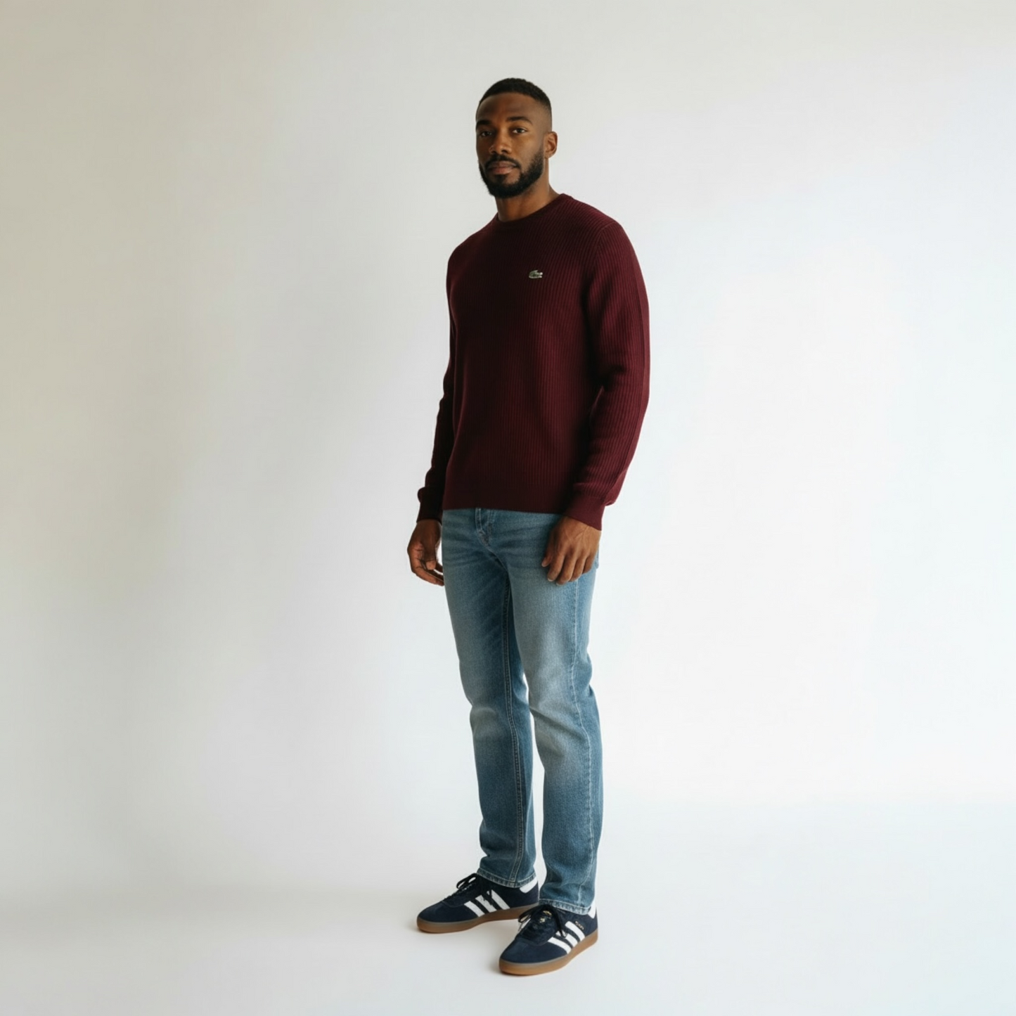 Lacoste crew neck jumper