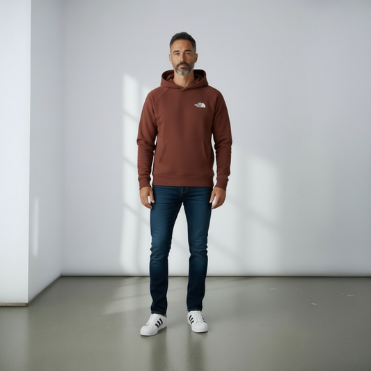 The North Face  Red Box hoodie dark oak