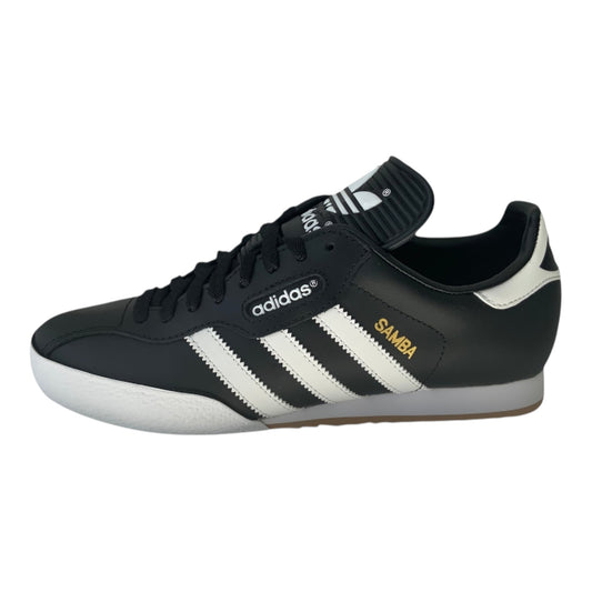 ADIDAS MENS SAMBA SUPER LEATHER TRAINER BLACK 019099