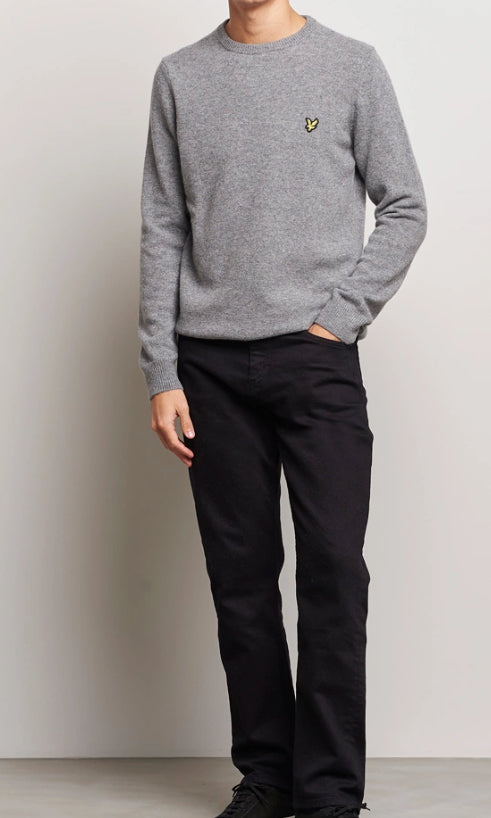 Lyle & Scott Lambswool Blend Crew Neck Jumper