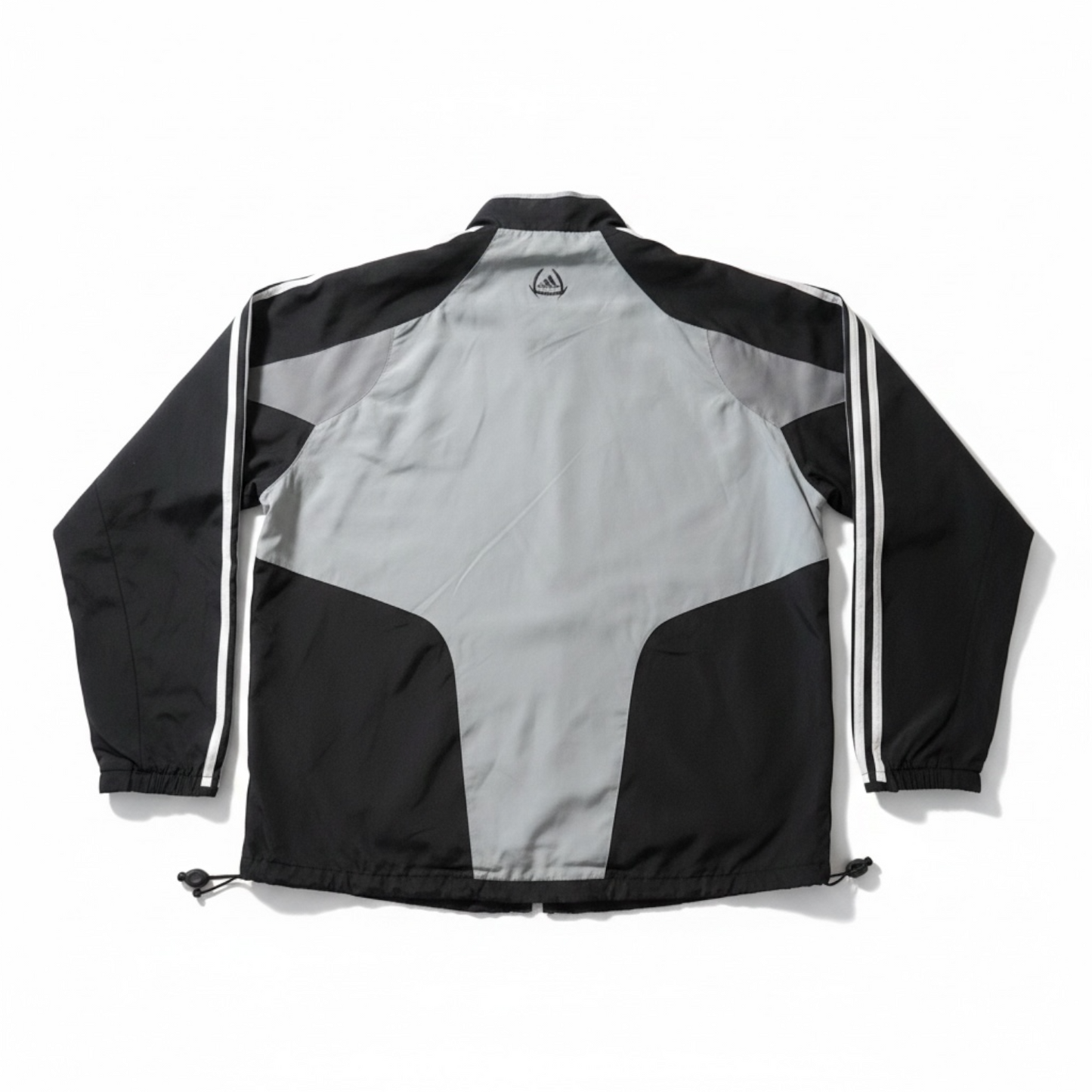 Adidas Vintage 2004 Real Madrid Training Jacket – Silver & Black