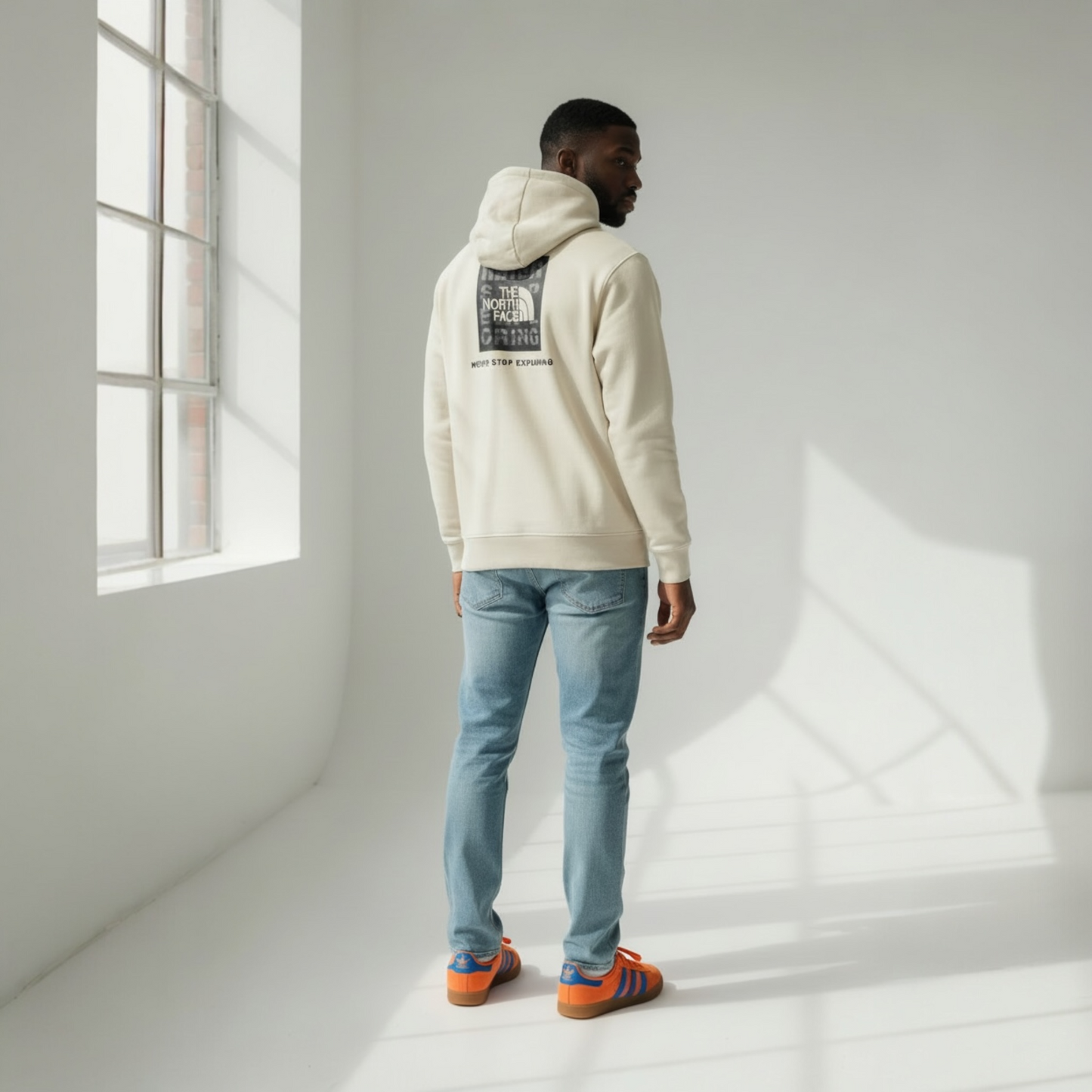 THE NORTH FACE ODLES HOODIE MENS GRAVEL