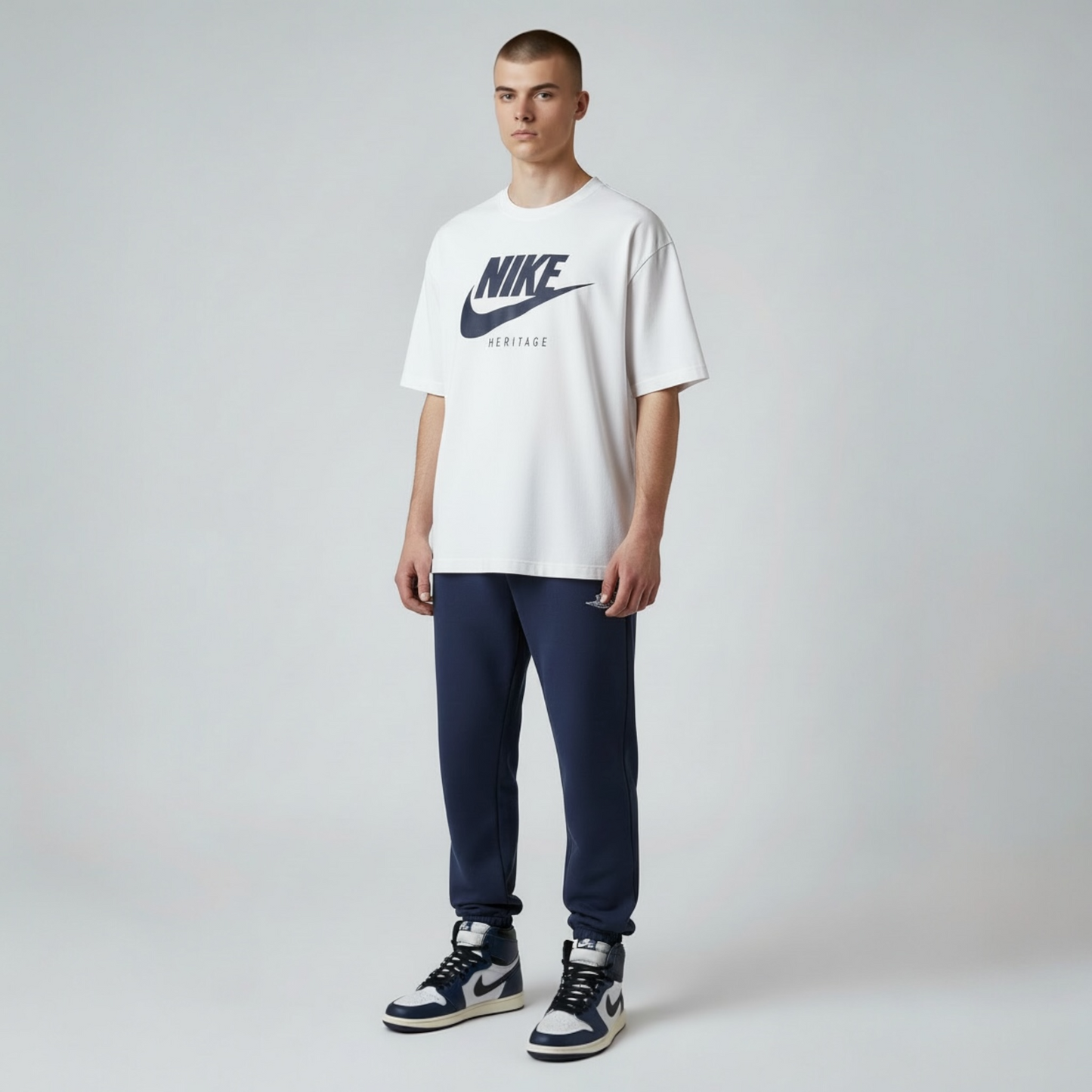 Nike Air Jordan 1 OG High top White/ Black/Blue