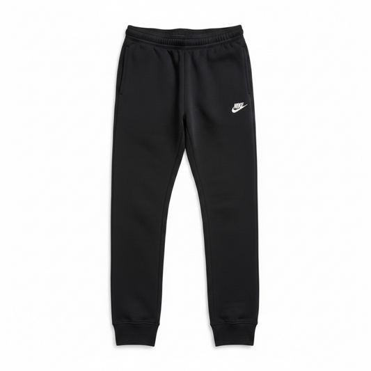 Nike Foundation Grey Joggers – White Swoosh