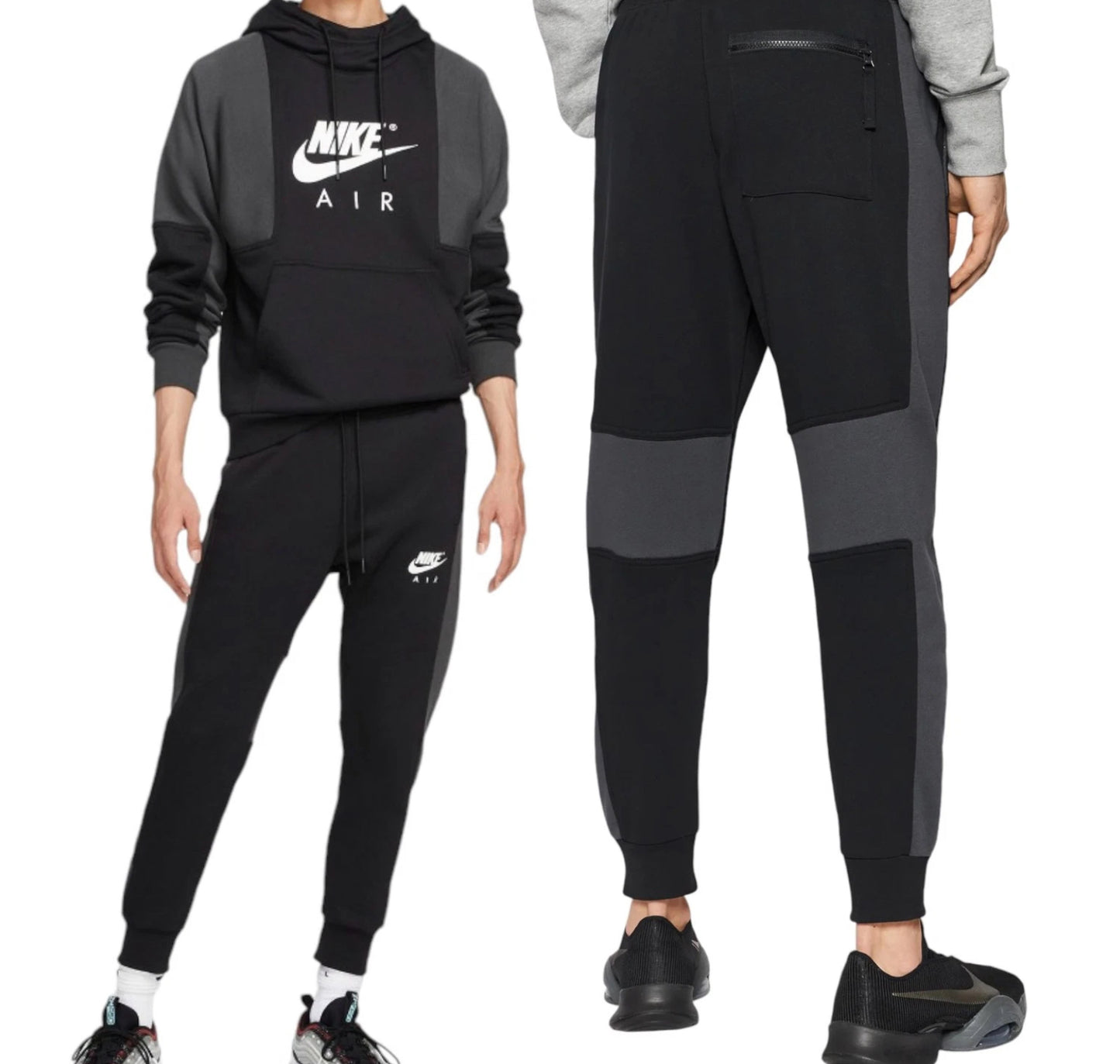 Nike Air Heritage Tracksuit Black & Grey