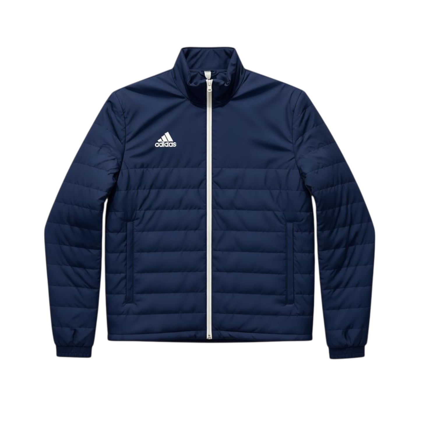 Adidas Team Navy Jacket | Lightweight Quilted Padded Sports Jacket