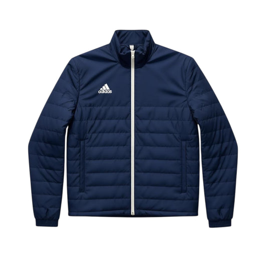 Adidas Team Navy Jacket | Lightweight Quilted Padded Sports Jacket