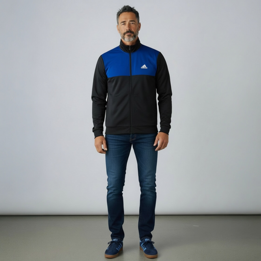 Adidas retro zip through track top