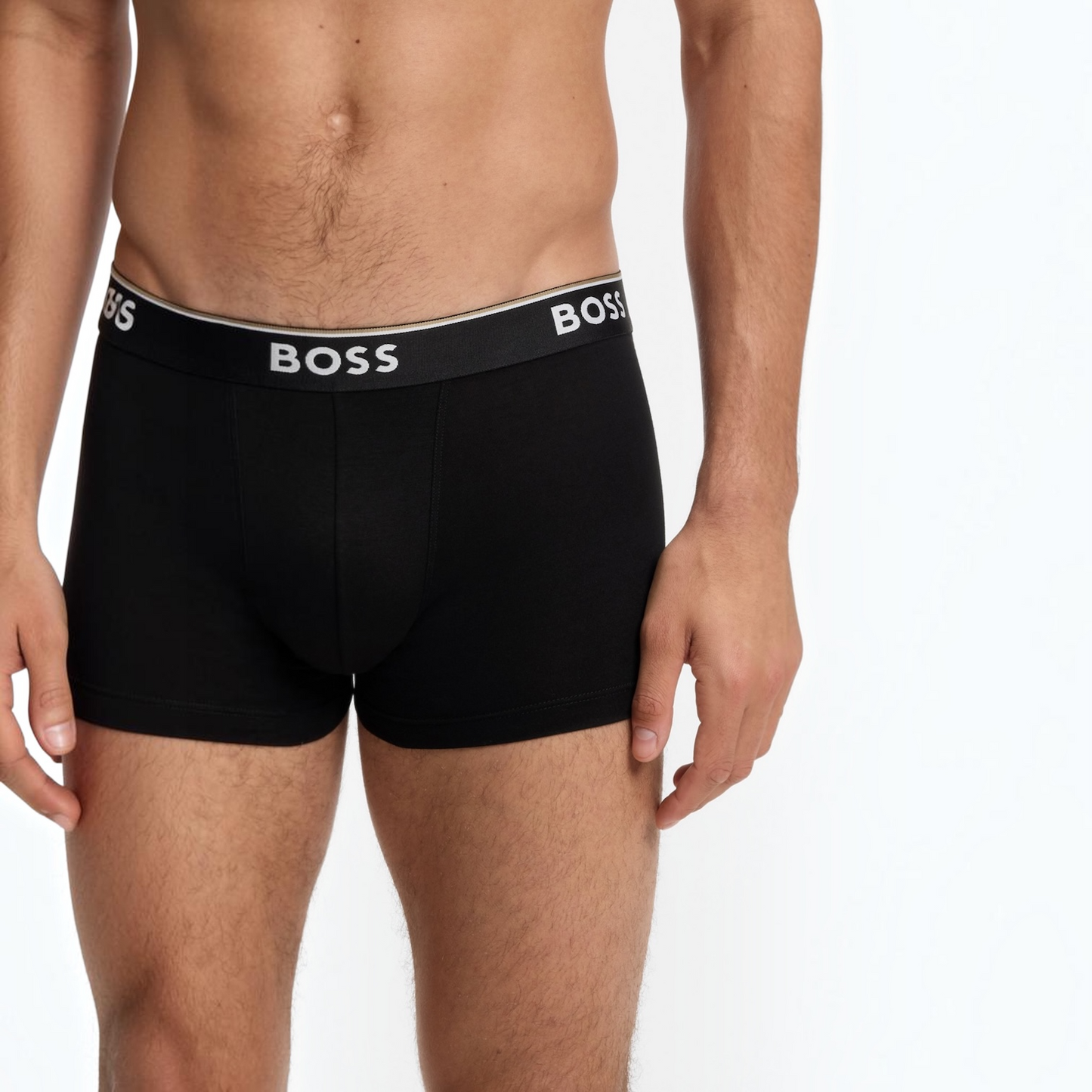 BOSS Men’s 3-Pack Black Trunks