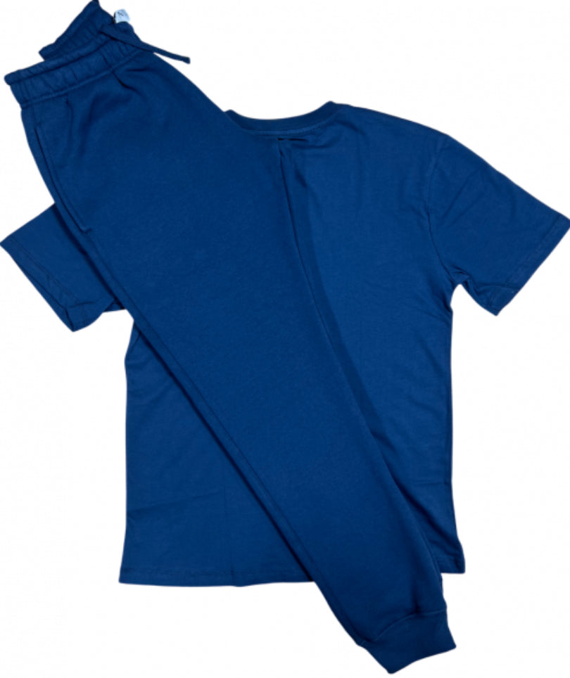 Nike t-shirt & joggers set Navy