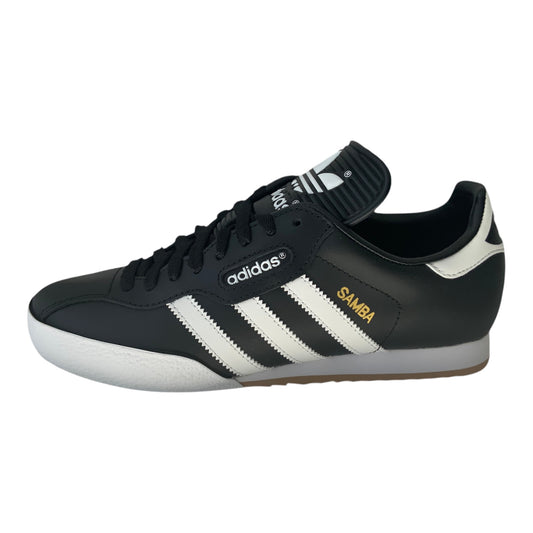 ADIDAS MENS SAMBA SUPER LEATHER TRAINER BLACK 019099