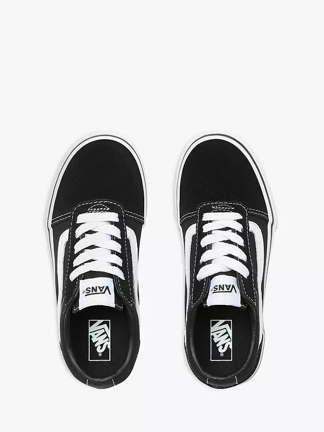 Vans Kids' Ward Lace Trainers, Black